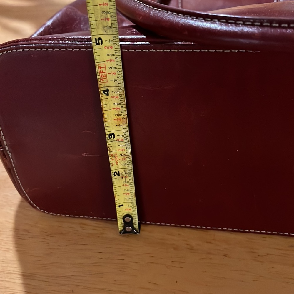 💚 EUC Mila Paoli Genuine Leather HandBag - Picture 13 of 16